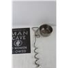 Image 3 : Man Cave Wall Sign, 10'' x 13'', Dog Yard Leash Anchor, Dog Bowl