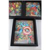 Image 2 : (3) 3D Framed Wall Decor Pieces, Iron Man, Spiderman, Captain America- All 9.5'' x 11.5''