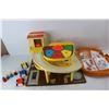 Image 2 : Vintage Fisher Price Parkade Toy w/ Cars & Characters, Misc.