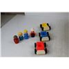 Image 6 : Vintage Fisher Price Parkade Toy w/ Cars & Characters, Misc.