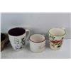 Image 3 : Lot Of (8) Coffee Cups/ Drinking Glasses, Gourmet Village, Adventure Time, Misc.