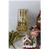Image 3 : Lot Of Christmas Themed Decorations/ Books