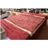 Image 6 : *Bed Quilt- 94'' x 86'' w/ (2) Pillows & Matching Bed Skirt- For Unknown Bed Size