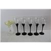 Image 3 : (6) Wine Glasses- Tallest Is 9.5'' Tall