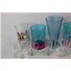 Image 3 : (20) Different Glasses, Wine Glasses, Shot Glasses, Misc.- Tallest Is 9.5'' Tall