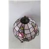 Image 3 : Stained Glass Lamp, 18'' Tall - Powers On
