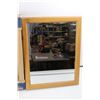 Image 2 : American Classics Wooden Medicine Cabinet w/ Mirror, 16'' x 20''