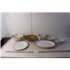 Image 1 : (9) Dishes- Bowls, Platter, Misc.