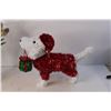 Image 2 : Artificial Flowers- Poinsettias, Tulips, Christmas Dog Decoration