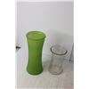 Image 2 : (2) Vases, Candle Holder