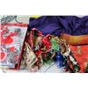 Image 3 : Lot Of Various Items, Nurse Scrub Shirt- Size Large, Christmas Decorations, Valentines Day Gift Supp