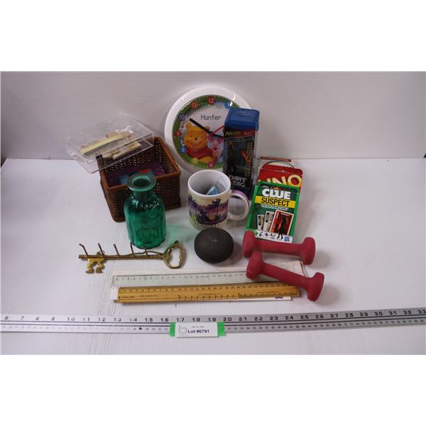 Card Games, Mug, Rulers, Wall Clock, Vase, Nerf Dart Tag Vision Gear, etc.