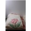 Image 3 : Afghan - 63" x 73"; Bed skirt - Approximately 93" x 84"