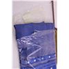 Image 2 : (3) Table Cloths (2 NIB, 1 As is), (2) Sheet Sets NIB (Martex, Utica)