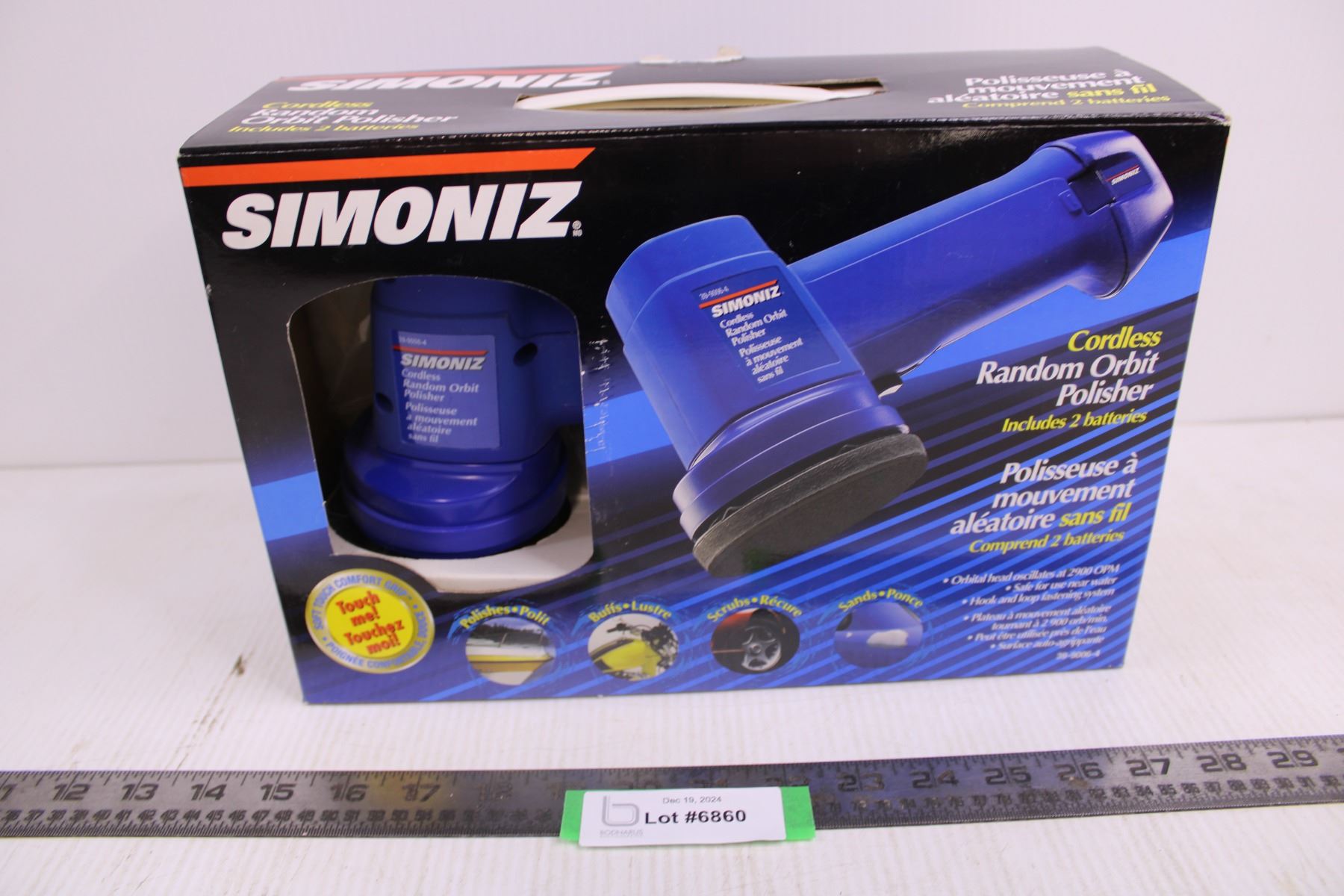 Simzonez Simoniz Cordless Random Orbit Polisher (NIB)