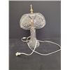 Image 2 : Pinwheel Crystal Electric Lamp - Working 13" Tall
