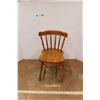 Image 1 : *Wooden Kitchen Chair 31" High x 17" Seat Dia.
