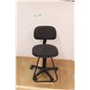 Image 1 : * Office Desk Chair - Adjustable, with Footstool - 30" High x 17" Seat Dia