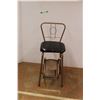 Image 1 : * Adult Metal High Chair With 2 Steps 35" x 15" Seat Width