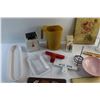 Image 5 : Milk Bag Holder, Wall Decor, Bowls, Diet Scales, Glass Tray and Misc.