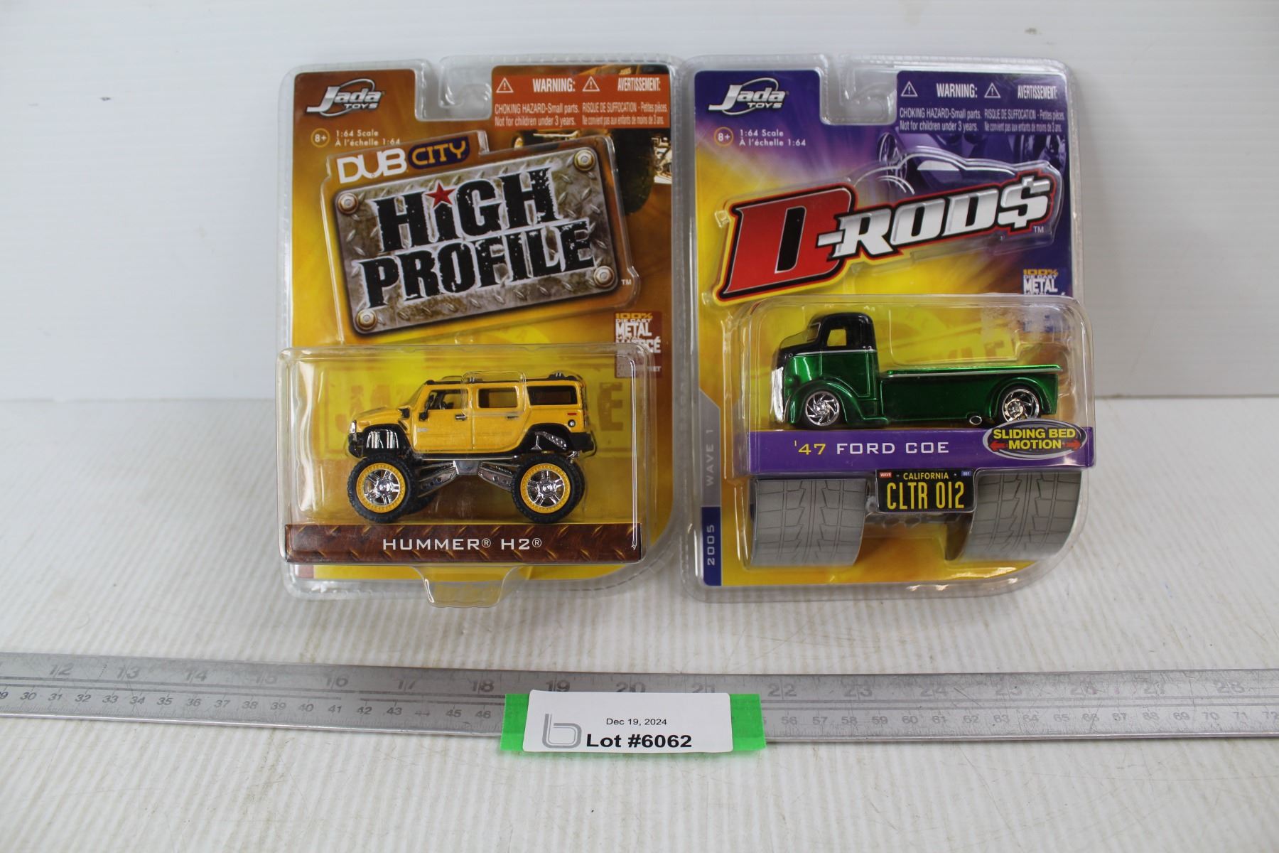 D Rod High Jada Toys D-Rods 47 Ford Coe, Dub City High Profile Hummer H2 - 1:64 ...