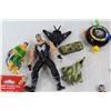 Image 3 : Assorted Children's Toys (Hulk Hogan, Airplanes, Super Heroes); Scrabble Slam, R2-D2 Pez NIB