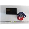 Image 1 : American Flag Wall Decor and Northern Plains USA Cap