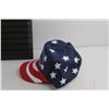Image 4 : American Flag Wall Decor and Northern Plains USA Cap