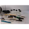 Image 2 : Kitchen Lot- Utensils, (5) Spice Shakers, Misc.