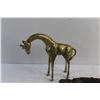 Image 2 : Brass Giraffe Statue and Brass Candy Tray