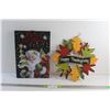 Image 1 : Merry Christmas and Happy Thanksgiving Wall Decor