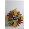 Image 3 : Merry Christmas and Happy Thanksgiving Wall Decor