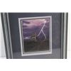 Image 2 : Framed Glen Scrimhaw "Prairie Sentinals" Thunderstorm Art Print 12'' x 10''