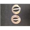 Image 1 : (2) Mother of Pearl Belt Buckles