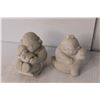 Image 3 : (5) Marbell Stone Art Figures Belgium