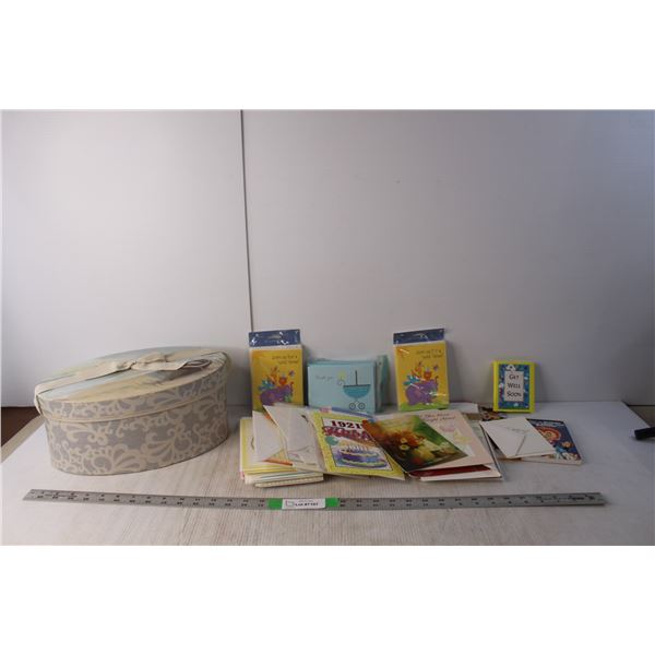 Storage Box of Assorted Greeting Cards