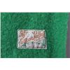 Image 2 : Ottawa Valley Woolens Green Wool Blanket 46" x 66"