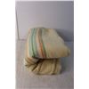 Image 3 : Cream Wool Blanket 72" x 60" - Made in England