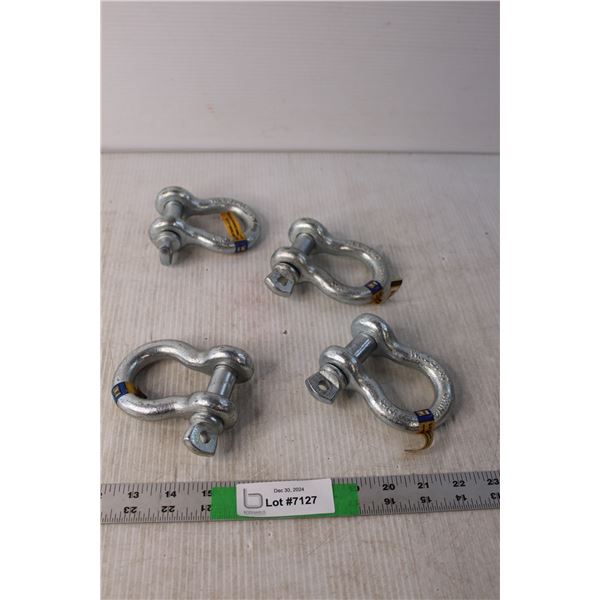 (4) 5/8" High Tensile Power Fist Anchor Shackles