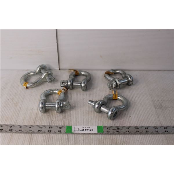 (5) 5/8" High Tensile Power Fist Anchor Shackles