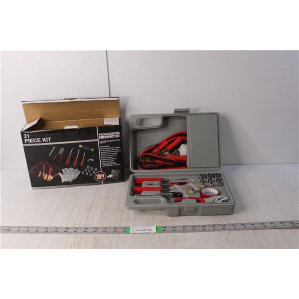31 Piece Roadside Emergency Kit