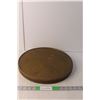 Image 1 : Brass Table Top Cover 15" Diameter