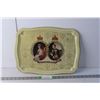 Image 1 : The Queen's Silver Jubilee Tin Tray 17" x 12.5"