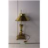 Image 1 : Vintage Orient Express Brass Colored Lamp- Working 20" Tall