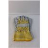 Image 2 : (4) Pairs of Men's Work Gloves- L