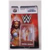 Image 3 : (2) WWE Nano Figurines: Seth Rollins & Sasha Banks - Die Cast Metal Figurines