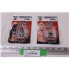 (2) WWE Nano Figurines: Brock Lesnar & Finn Balor - Die Cast Metal Figurines