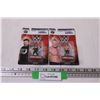 (2) WWE Nano Figurines: Kevin Owens & Brock Lesnar - Die Cast Metal Figurines