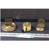 (2) Brass Envelope Holder & Brass Stamp Holder