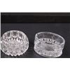Image 3 : (3) Glass Open Salt Holders